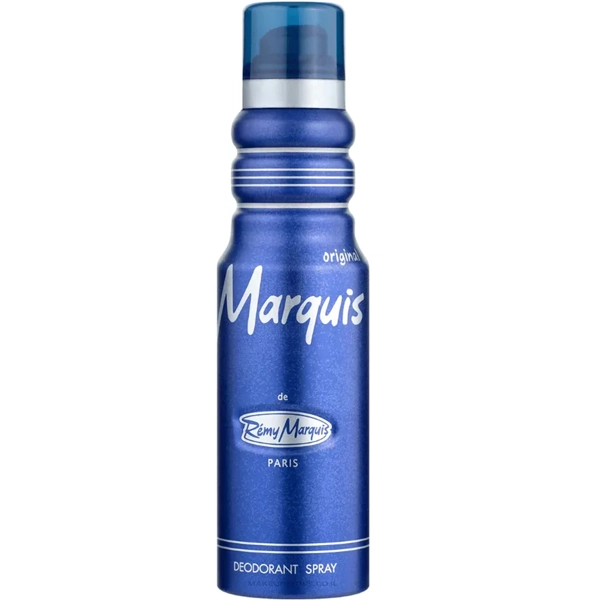 اسپری خوشبو کننده بدن مارکویس آبی مردانه اورجینال رمی مارکویس دئودورانت 175 میل | Marquis Blue original Deodorant Spray de Remy Marquis paris 175ml